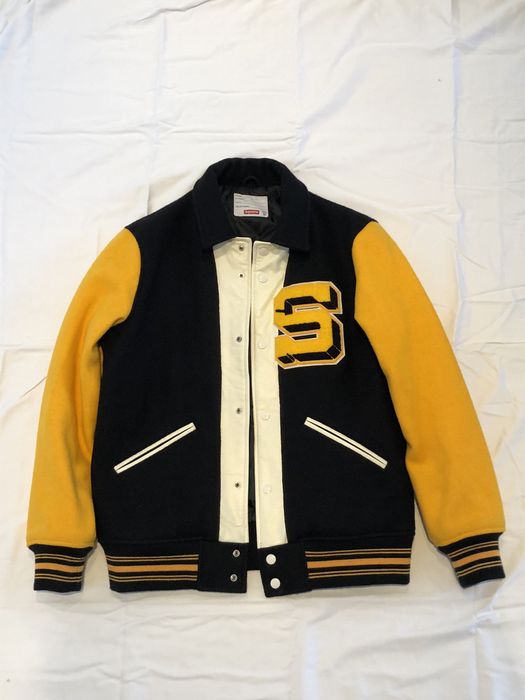 Supreme FW13 Captain Varsity Jacket | Grailed