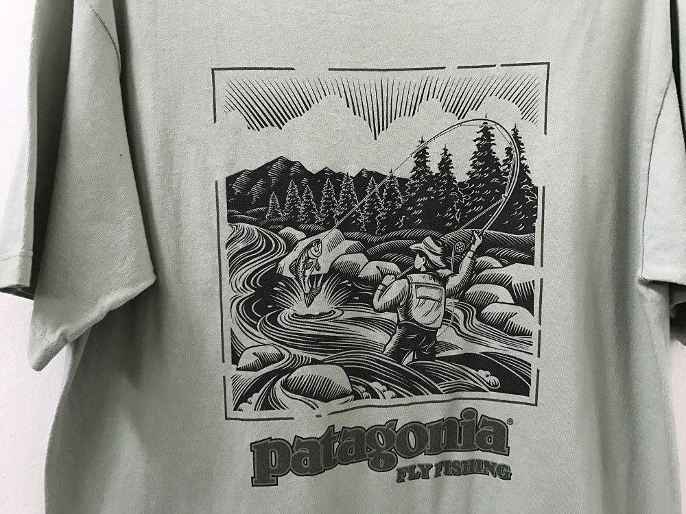 Patagonia × Vintage VTG Patagonia Usa Organic Cotton Fly