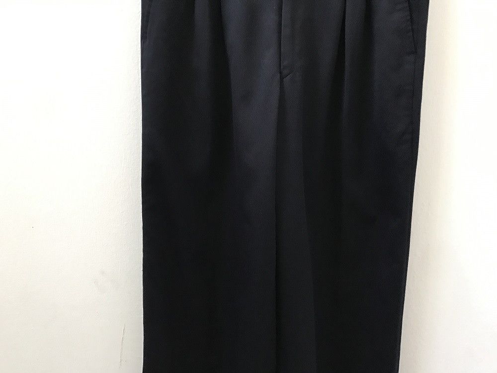 Vtg CDG Homme AD1989 Japan Navy Blue Wool Trouser Pant Bottoms