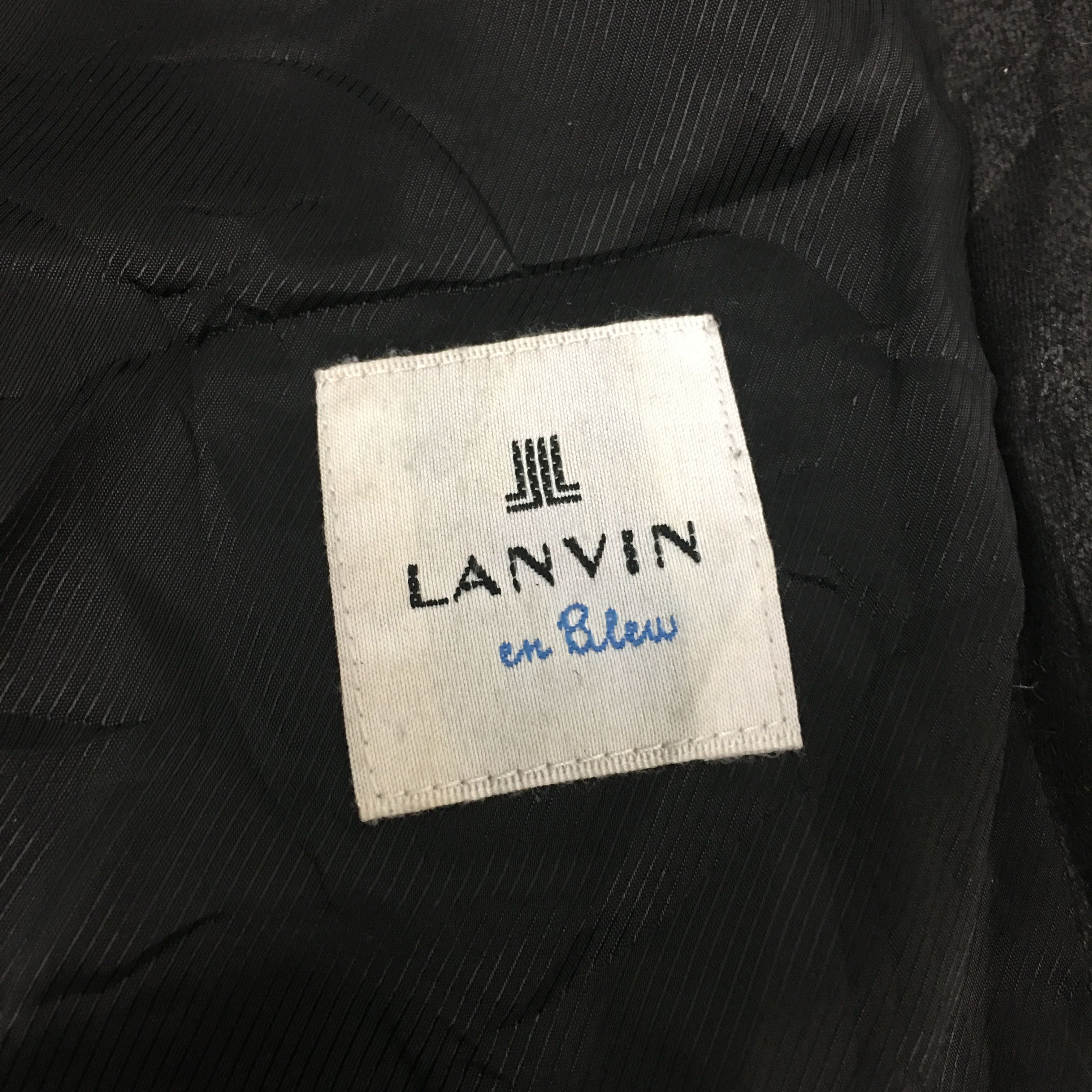 Lanvin Lanvin en Bleu Puffer Down Vest Jacket Waxed Black Japan Size US S / EU 44-46 / 1 - 6 Thumbnail