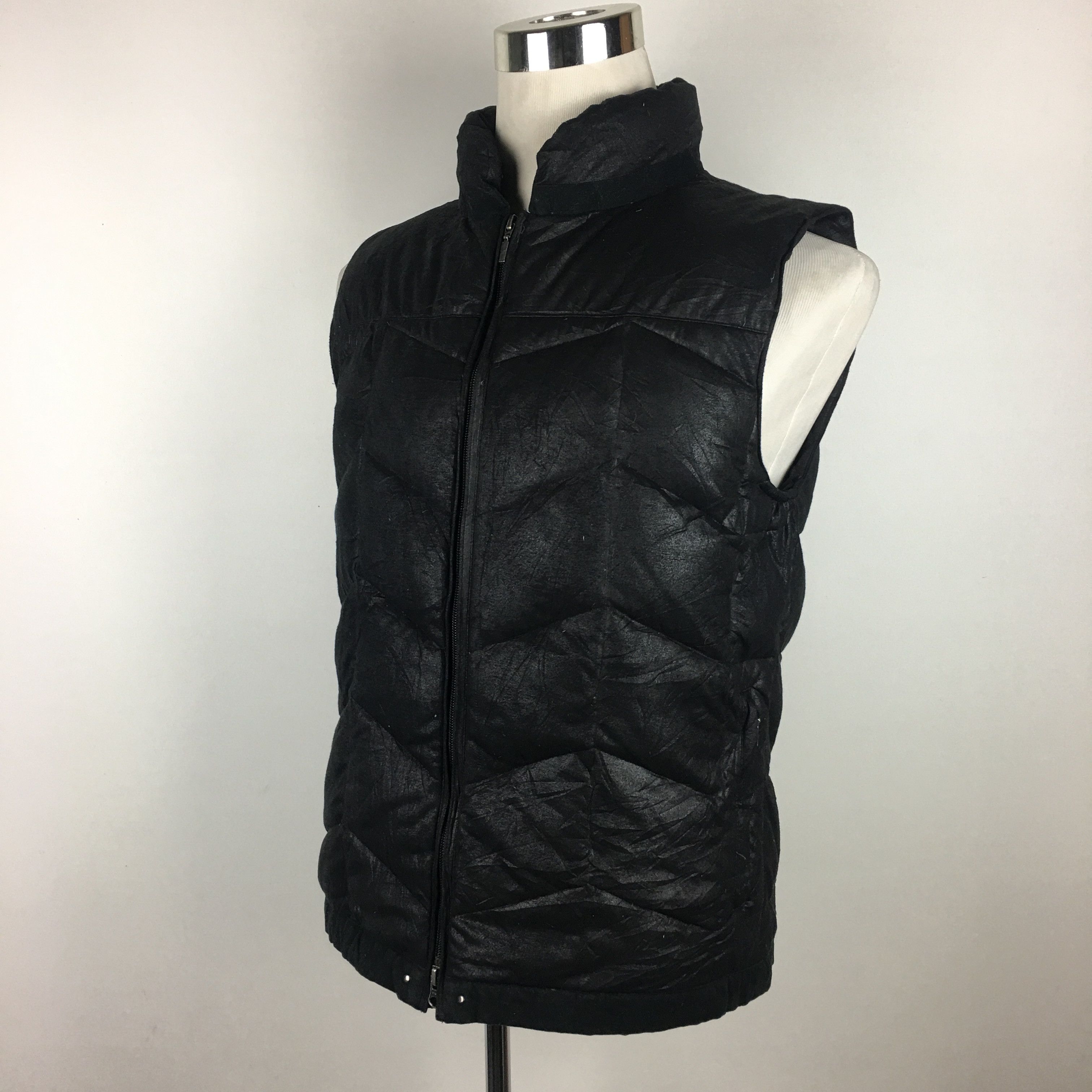 Lanvin Lanvin en Bleu Puffer Down Vest Jacket Waxed Black Japan Size US S / EU 44-46 / 1 - 3 Thumbnail