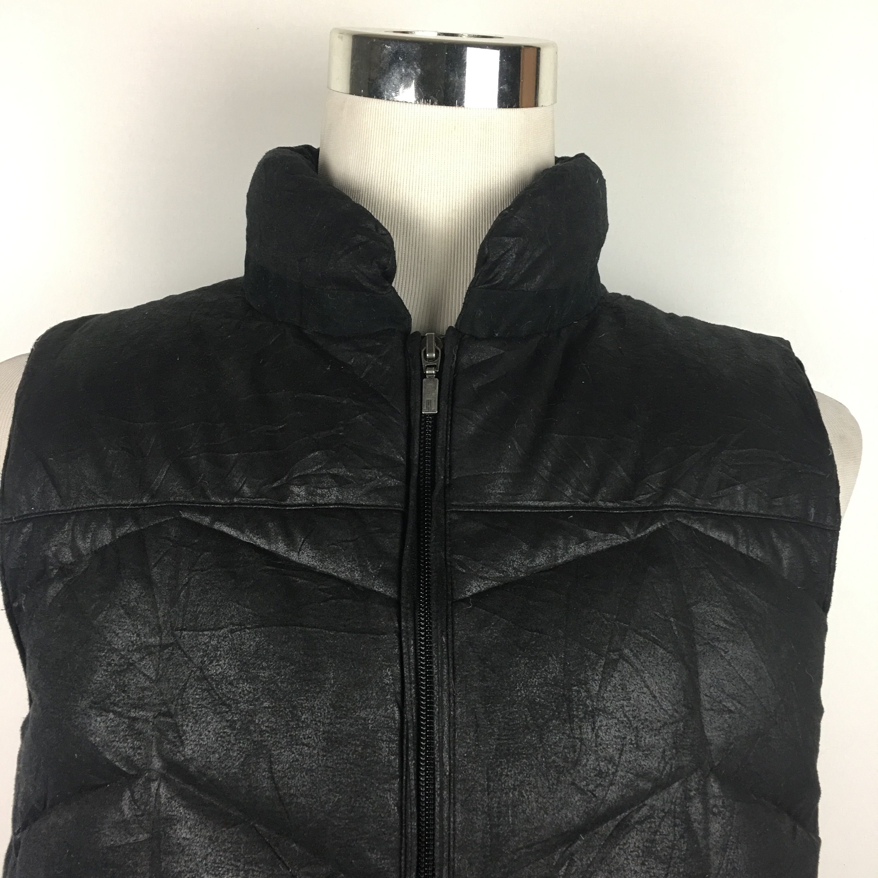 Lanvin Lanvin en Bleu Puffer Down Vest Jacket Waxed Black Japan Size US S / EU 44-46 / 1 - 2 Thumbnail