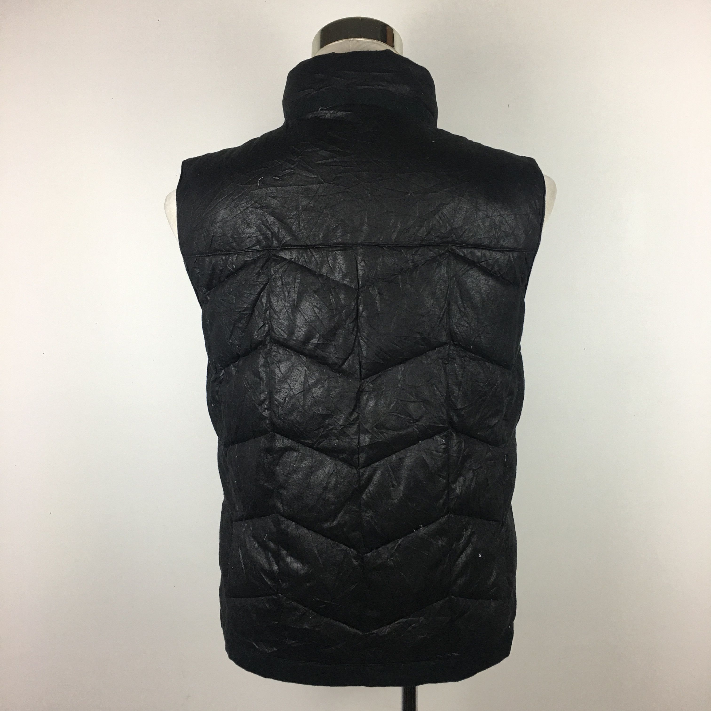 Lanvin Lanvin en Bleu Puffer Down Vest Jacket Waxed Black Japan Size US S / EU 44-46 / 1 - 5 Thumbnail