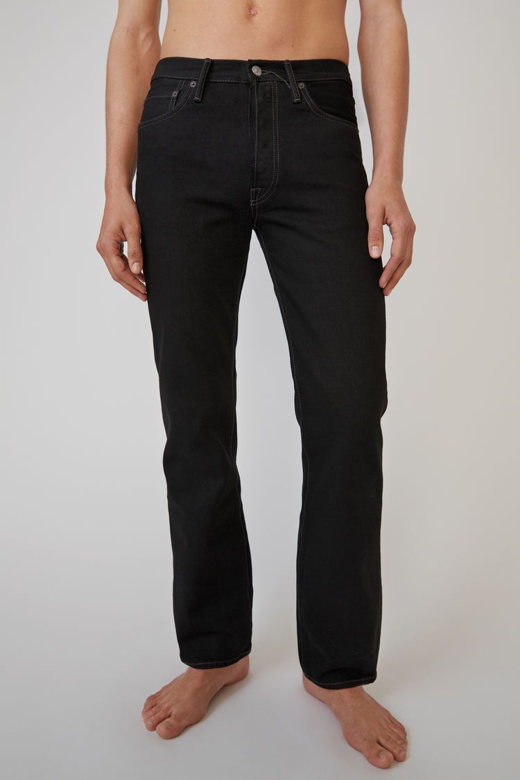 Acne Studios Blå Konst 1996 Black Metal Jeans