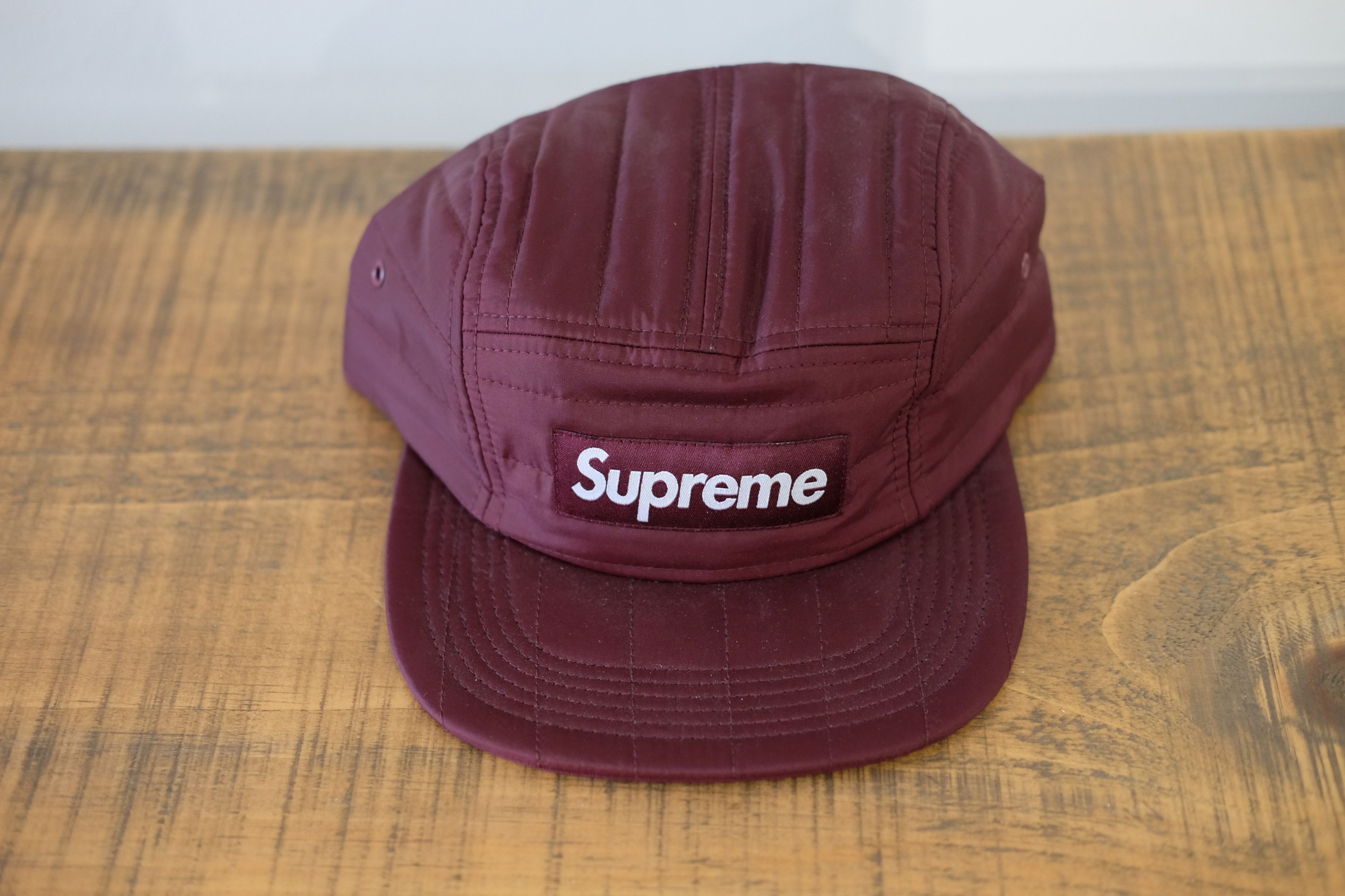 Supreme Supreme Taffeta Quilted Camp Cap | Grailed