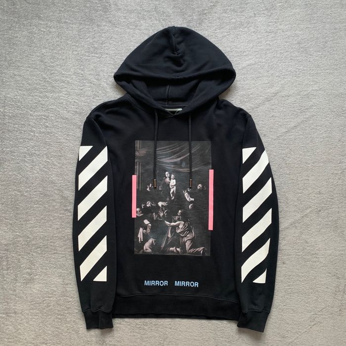 Off white store caravaggio hoodie ss17