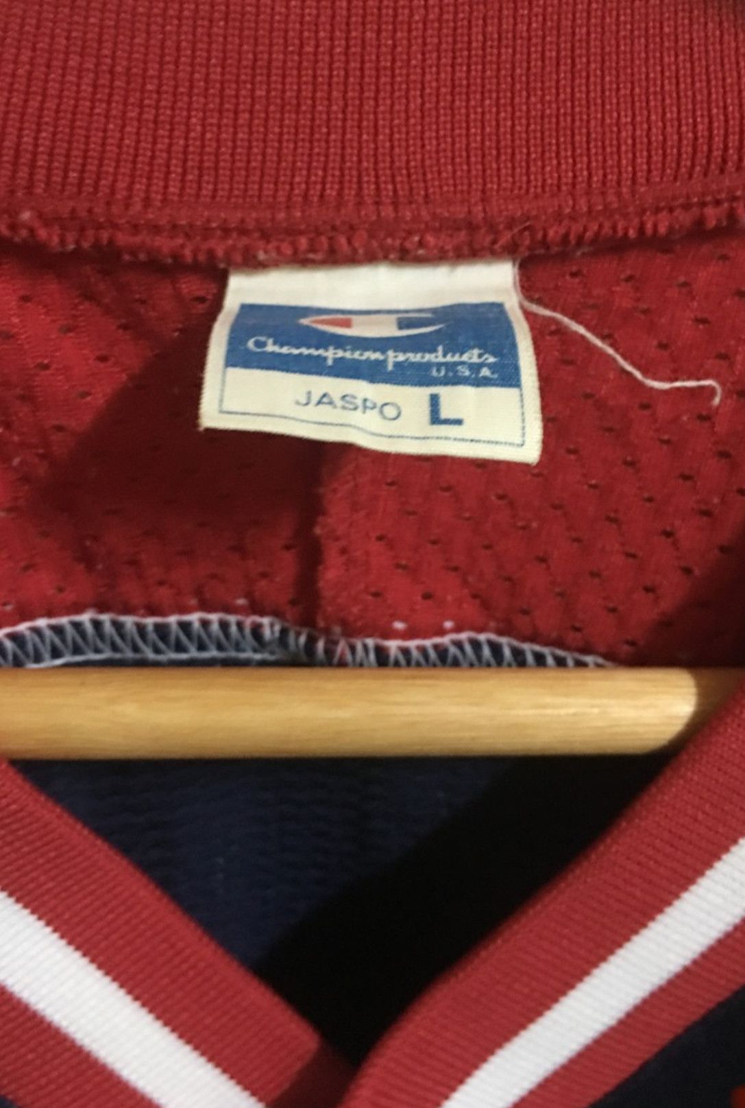 Champion Vintage Champion Big Logo Mesh Jersey Hip Hop Size US L / EU 52-54 / 3 - 6 Thumbnail