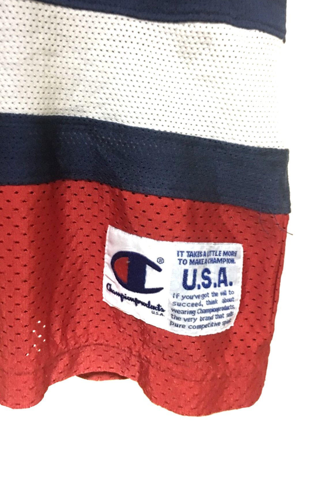 Champion Vintage Champion Big Logo Mesh Jersey Hip Hop Size US L / EU 52-54 / 3 - 4 Thumbnail