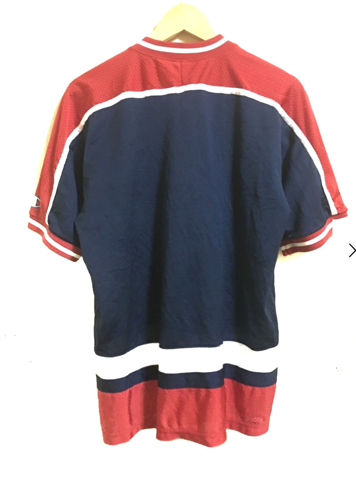 Champion Vintage Champion Big Logo Mesh Jersey Hip Hop Size US L / EU 52-54 / 3 - 2 Thumbnail