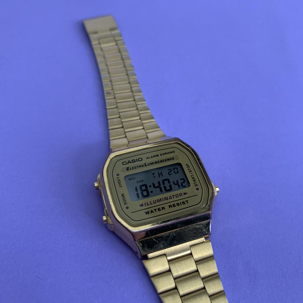 Vintage Gold Casio Vintage Style Watch A158W Size ONE SIZE - 1 Preview