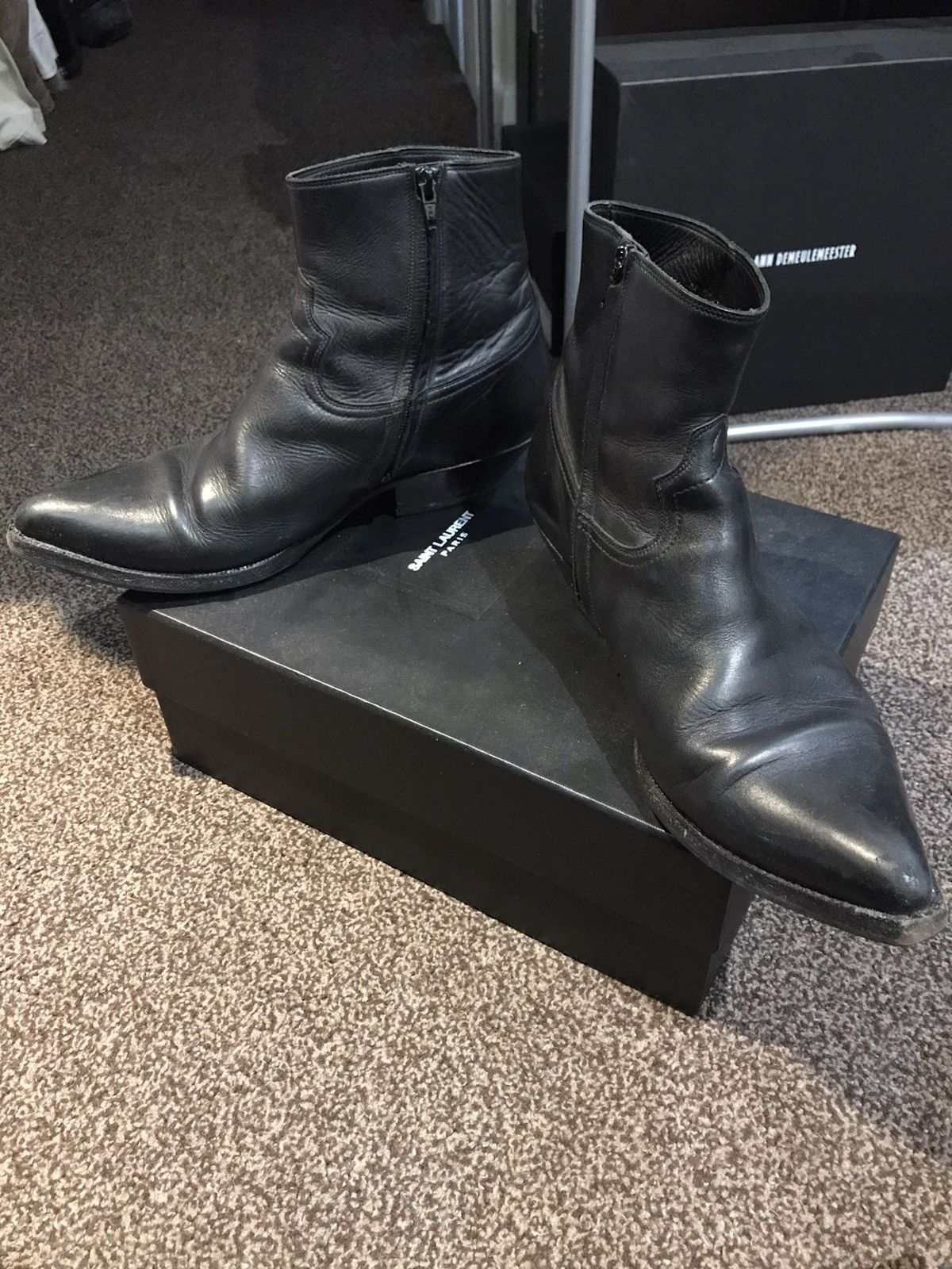 Saint Laurent Paris 15SS Santiag Boots