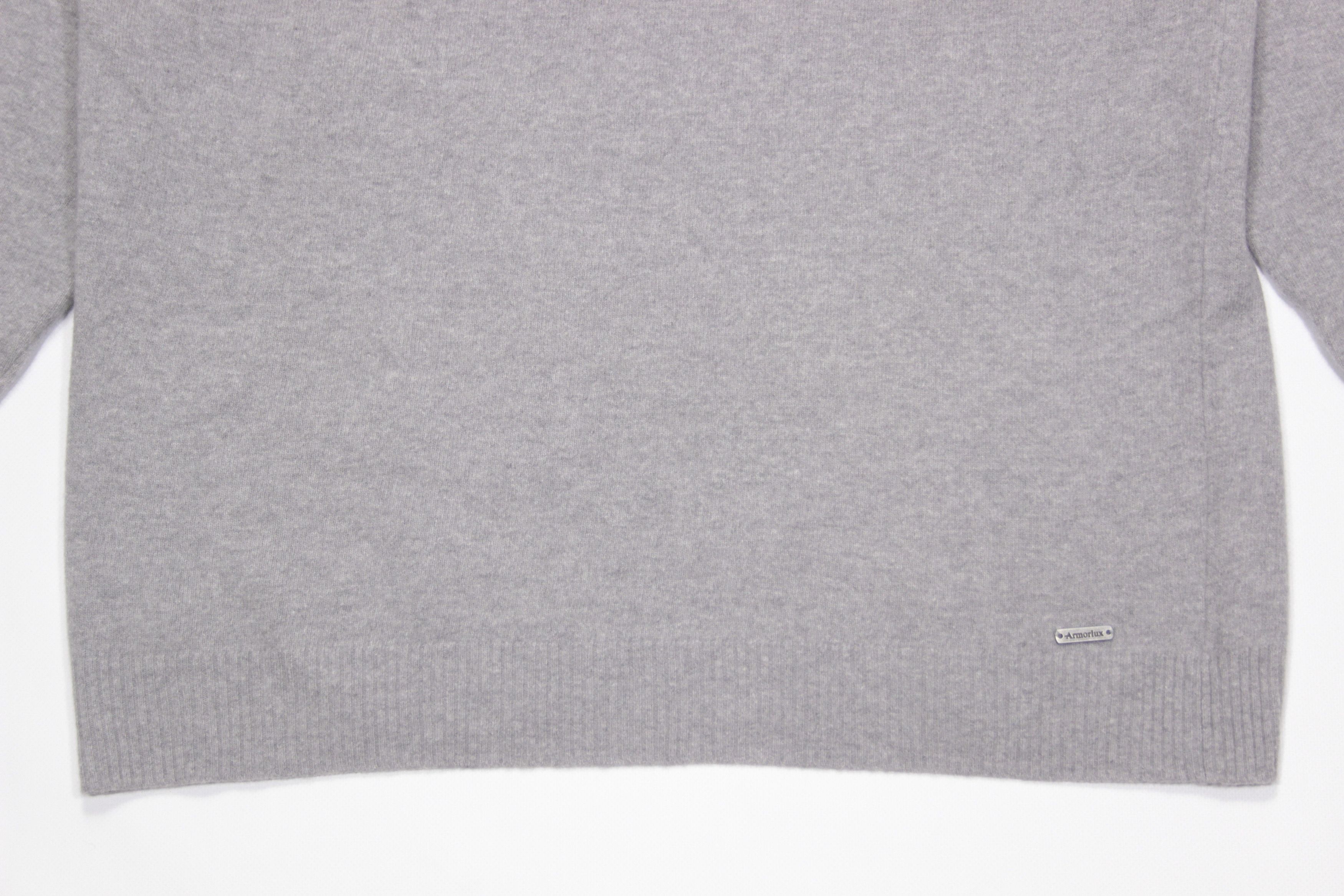 Armor-Lux Wool Logo Grey Sweater Size US XL / EU 56 / 4 - 3 Thumbnail