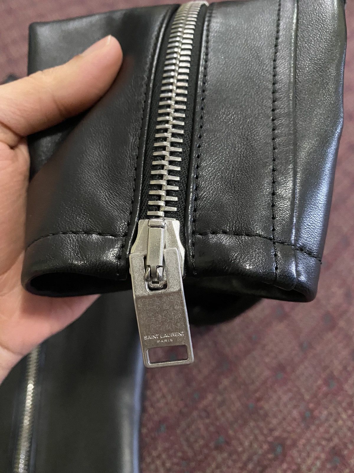 Saint Laurent Paris Saint Laurent L01 Lambskin Motorcycle Jacket Size US S / EU 44-46 / 1 - 8 Thumbnail