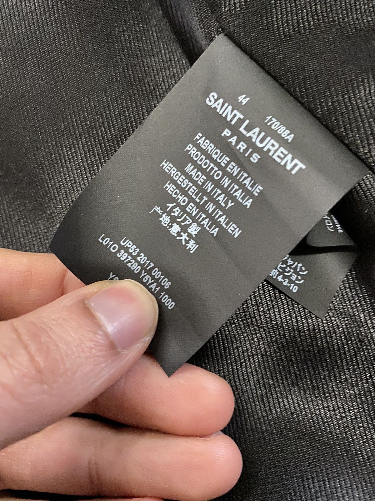 Saint Laurent Paris Saint Laurent L01 Lambskin Motorcycle Jacket Size US S / EU 44-46 / 1 - 6 Thumbnail