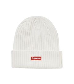 Supreme Overdyed Beanie White | Grailed