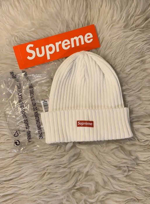 Supreme Supreme Overdyed Beanie White | Grailed