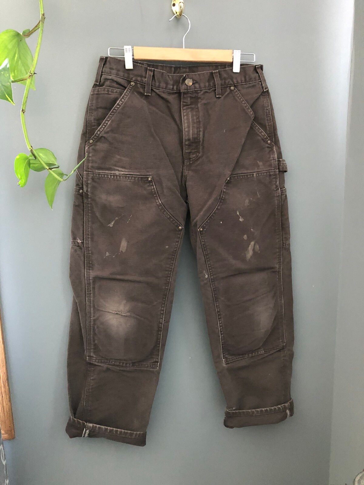 Vintage Vintage x Carhartt Cargo Pants Double Knee Size US 32 / EU 48 - 1 Preview