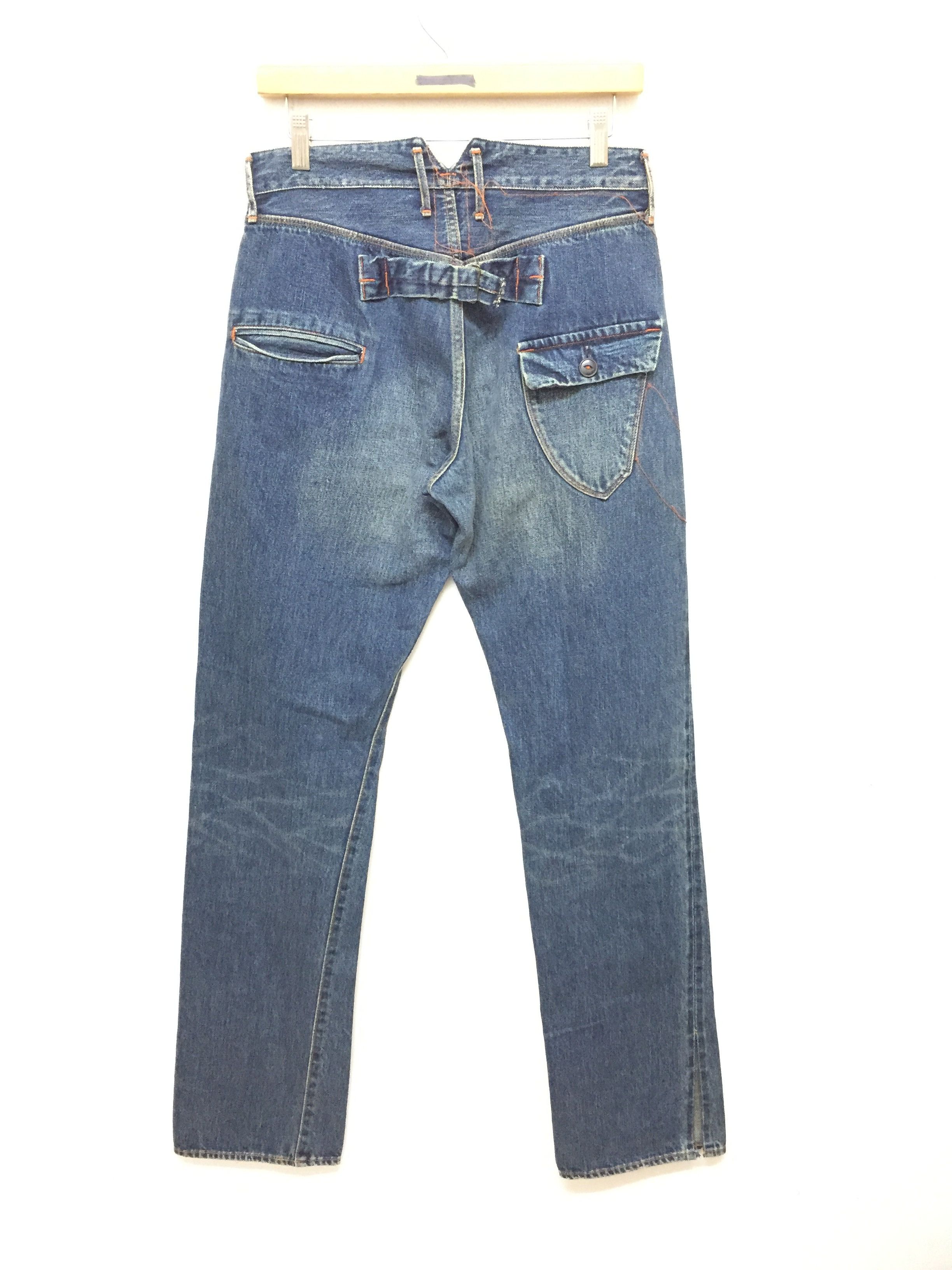 Hiroshi Kato Fishtail bucked back salvage denim kapital Size US 29 - 1 Thumbnail