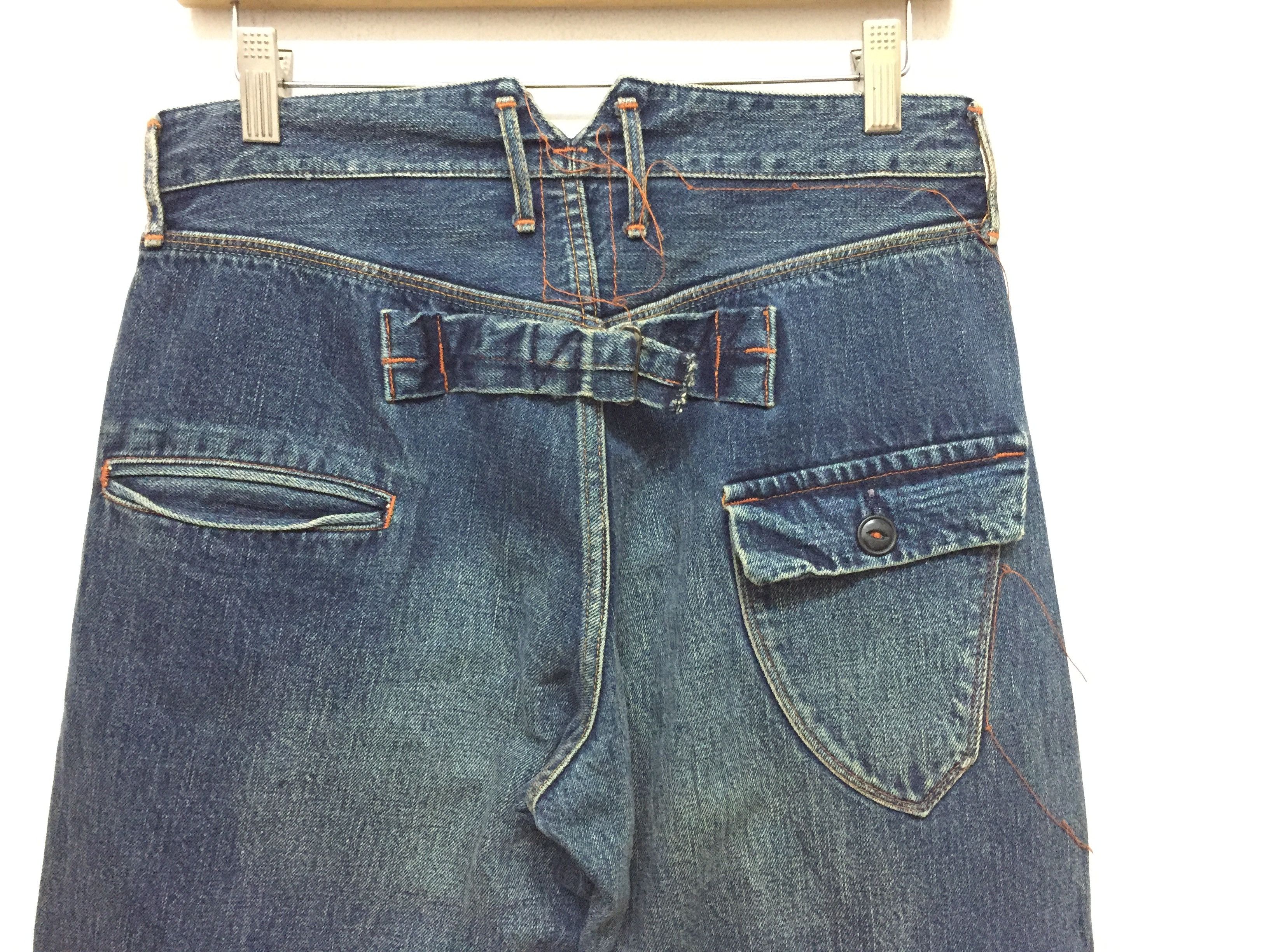 Hiroshi Kato Fishtail bucked back salvage denim kapital Size US 29 - 2 Thumbnail