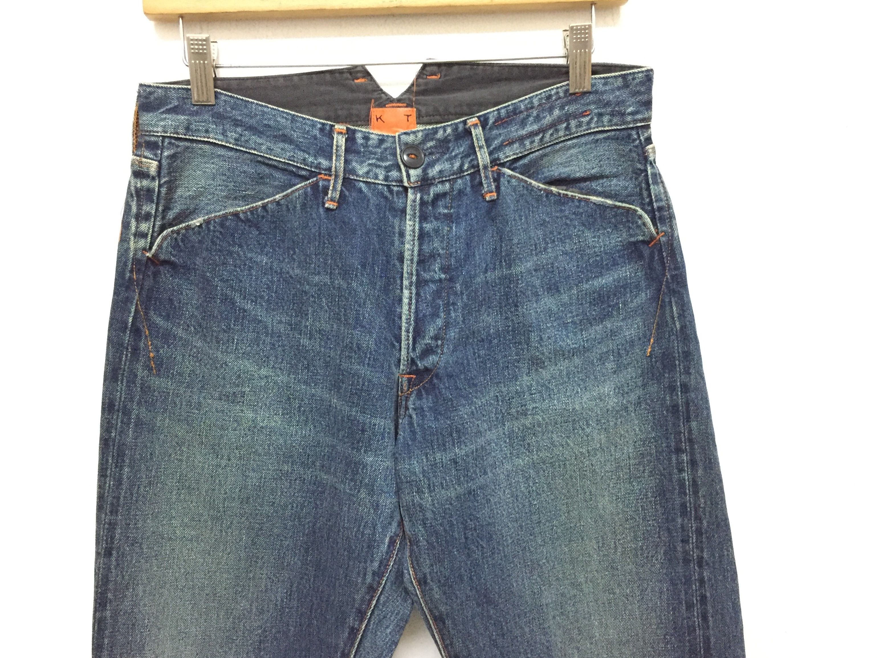 Hiroshi Kato Fishtail bucked back salvage denim kapital Size US 29 - 5 Thumbnail