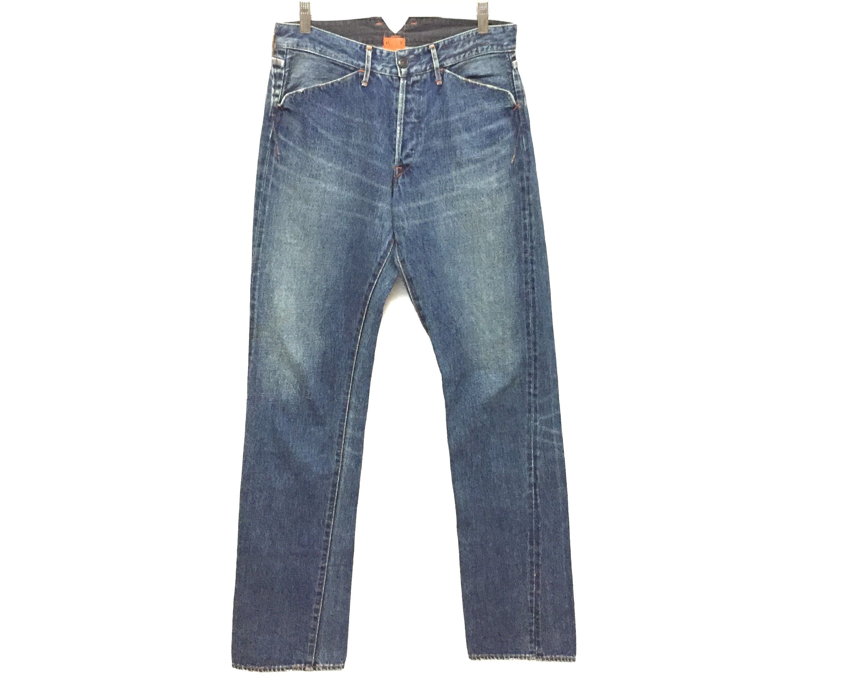 Hiroshi Kato Fishtail bucked back salvage denim kapital Size US 29 - 3 Thumbnail