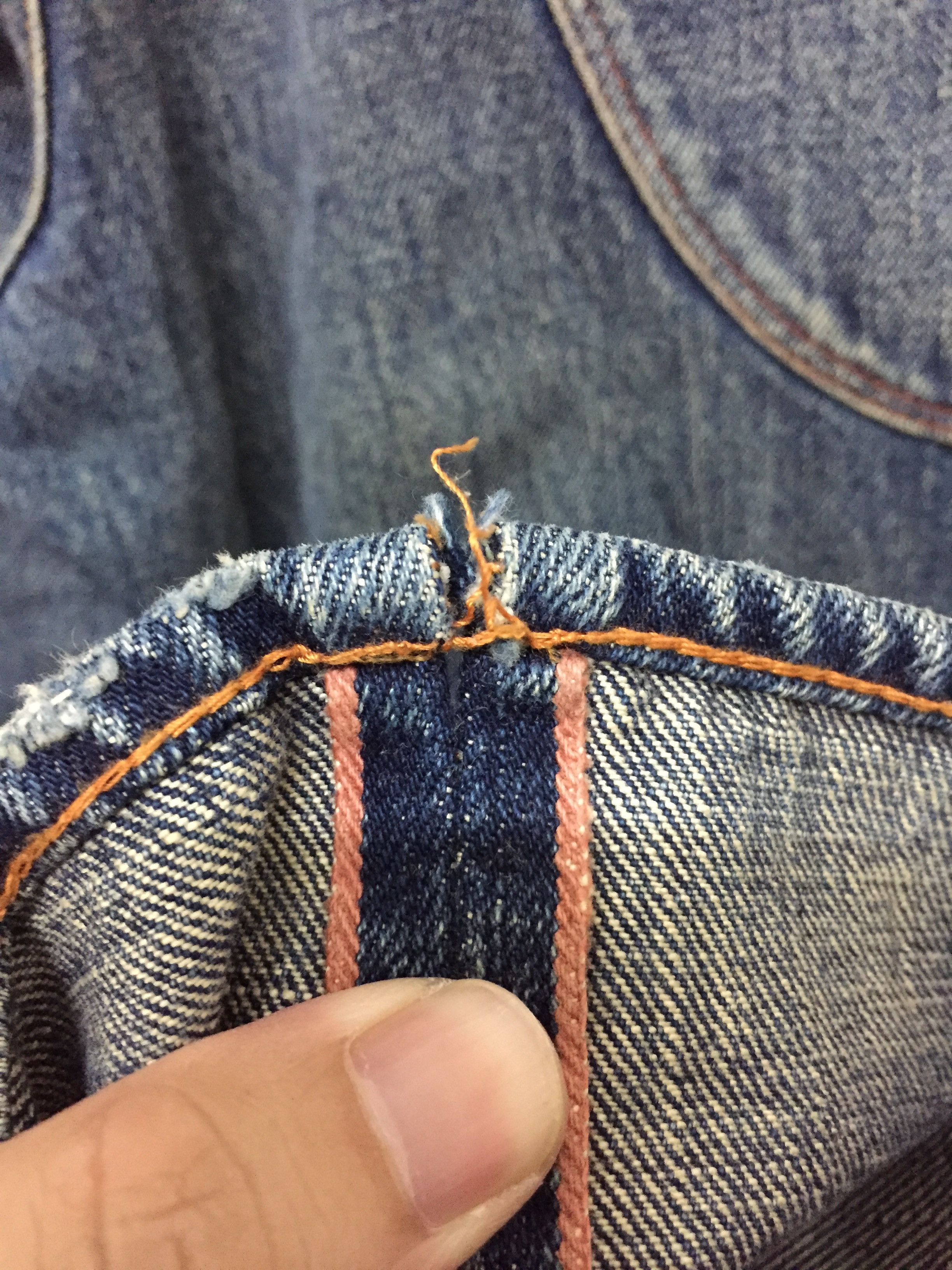 Hiroshi Kato Fishtail bucked back salvage denim kapital Size US 29 - 8 Thumbnail