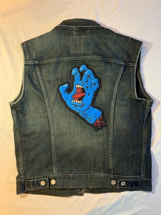 Levi's Levis x Jim Philips Santa Cruz Screaming Hand Denim Vest | Grailed