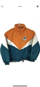 Vintage Miami Dolphins Windbreaker Jacket - L/XL – Dave's Freshly Used, LLC