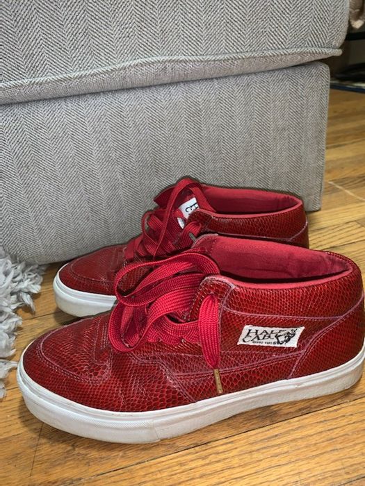 Vans half hotsell cab snake skin