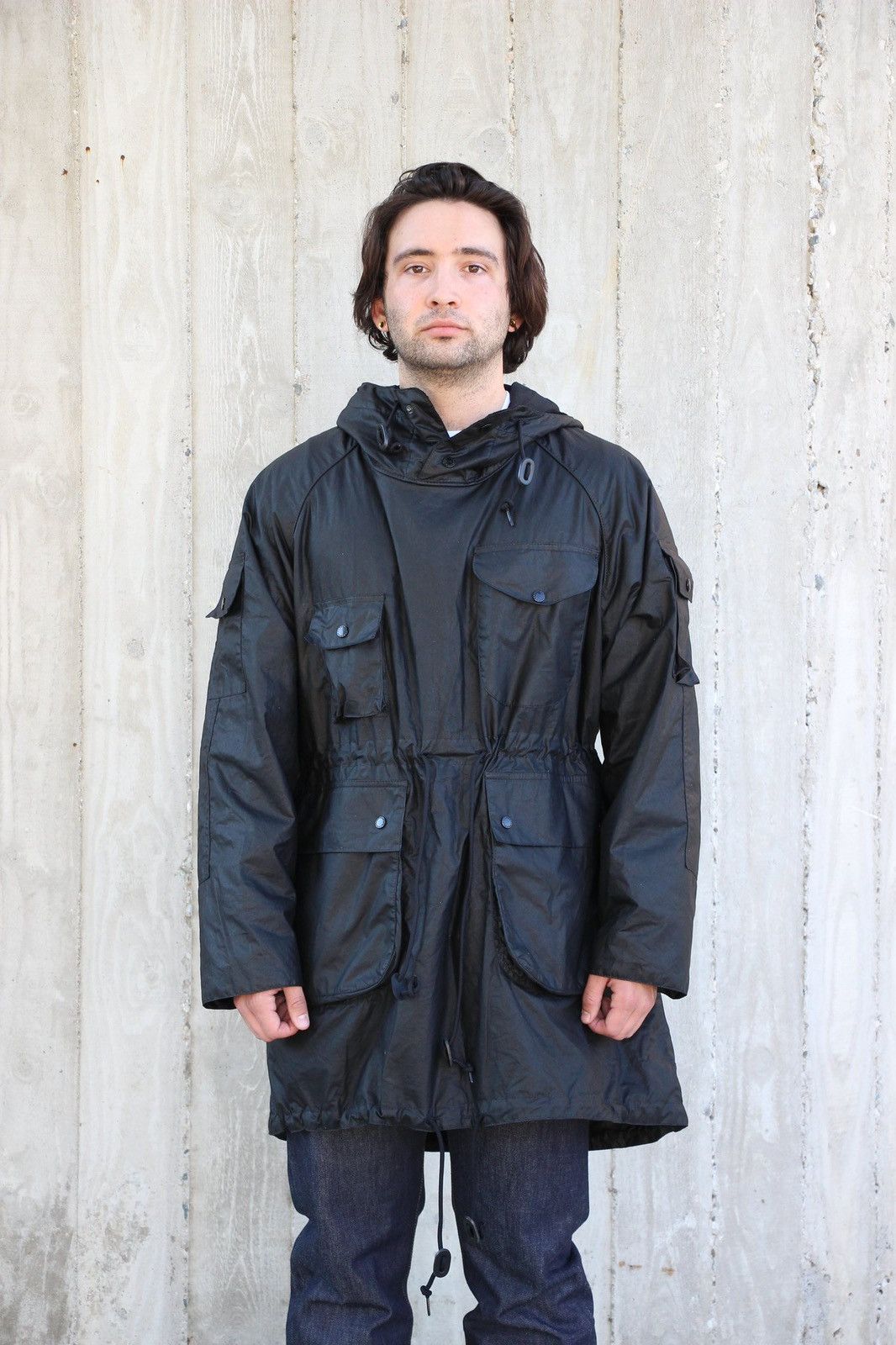 Barbour Engineered Garments Engineered Garments Barbour Liam Gallagher Wax smock Jacket Grailed