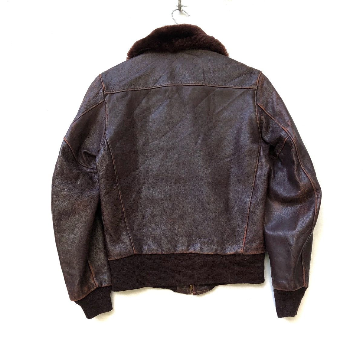 Avirex × Vintage Vintage Sienna By Silton Leather Bomber Jacket Size US S / EU 44-46 / 1 - 8 Thumbnail