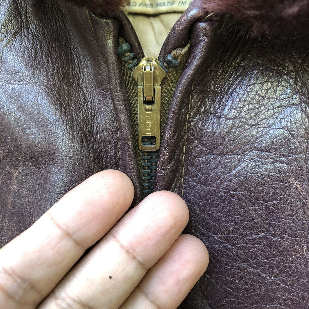Avirex × Vintage Vintage Sienna By Silton Leather Bomber Jacket Size US S / EU 44-46 / 1 - 5 Thumbnail