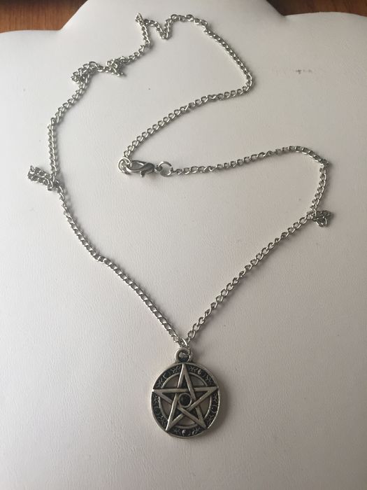 Handmade Star Tibetan silver Chain Necklace with CZs Size ONE SIZE - 1 Preview