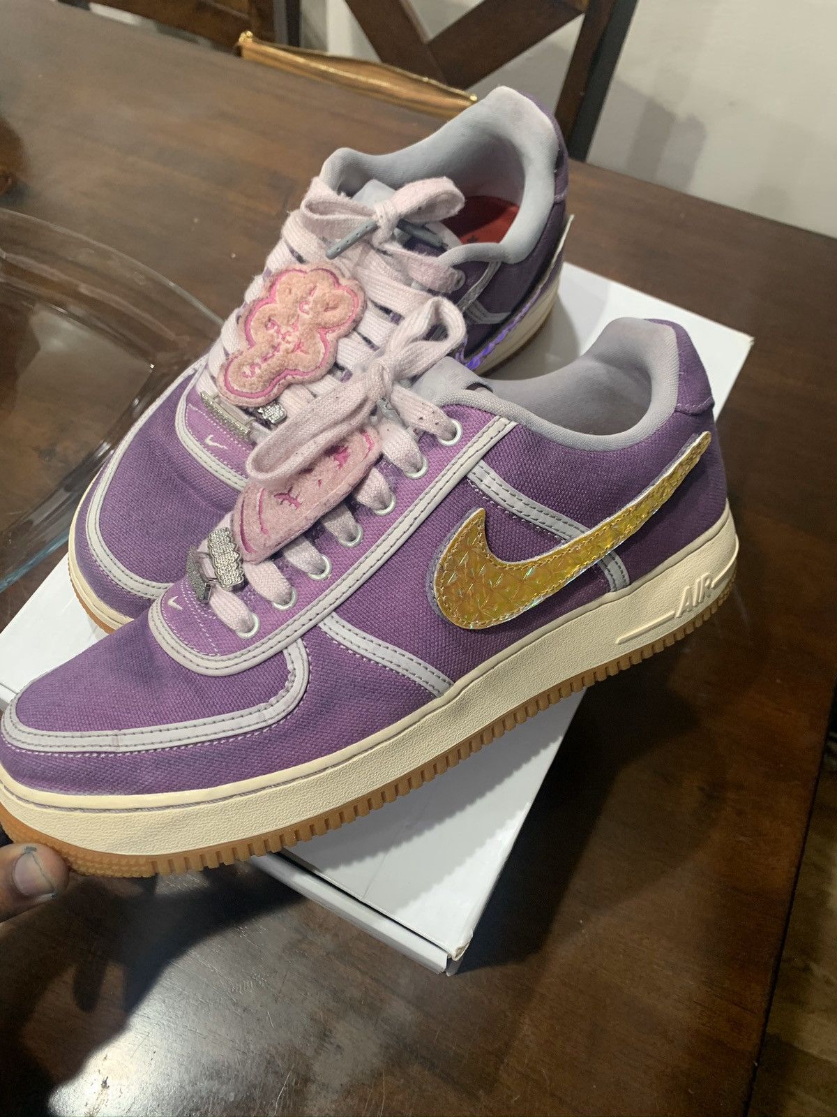 dyed travis scott af1