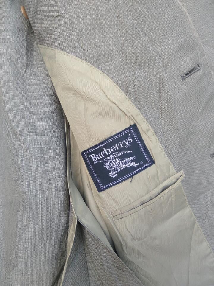 Burberry Vintage Burberry Blazer light jacket Size US L / EU 52-54 / 3 - 4 Thumbnail