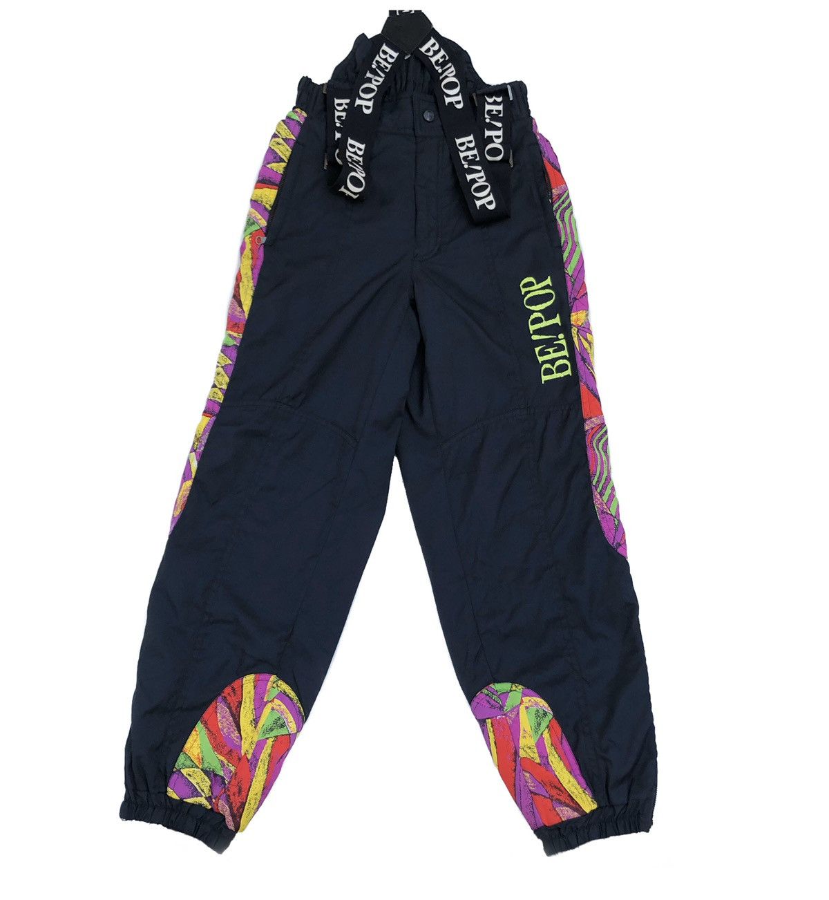 Japanese Brand ☀️Be! Pop Chill Out Bib SkiWear Overalls Pants Size US 29 - 2 Thumbnail