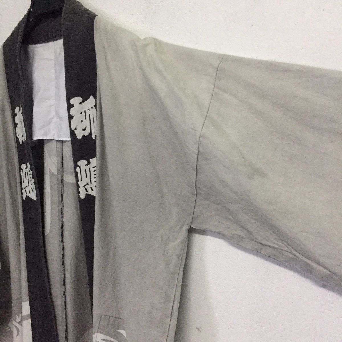 Japanese Brand Art Bird On The Wave Big Wording Japanese Kimono Size US XL / EU 56 / 4 - 16 Thumbnail