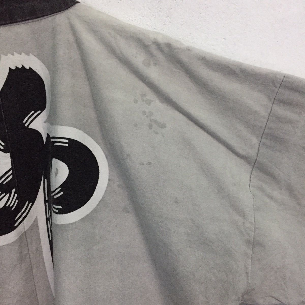 Japanese Brand Art Bird On The Wave Big Wording Japanese Kimono Size US XL / EU 56 / 4 - 5 Thumbnail