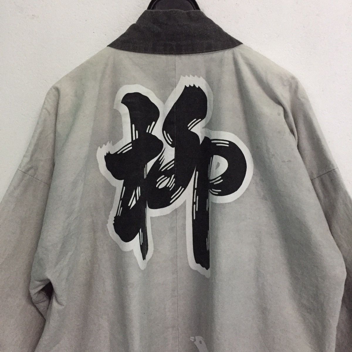 Japanese Brand Art Bird On The Wave Big Wording Japanese Kimono Size US XL / EU 56 / 4 - 2 Thumbnail
