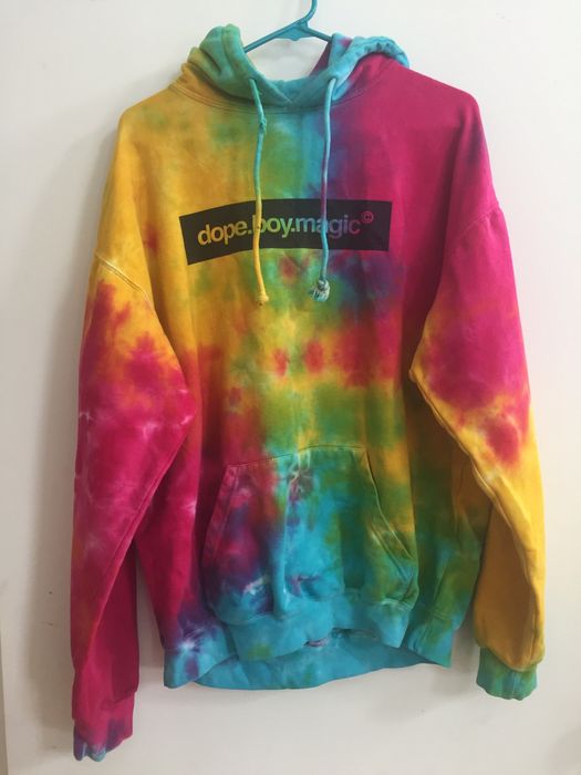 Dope boy magic hot sale tie dye hoodie