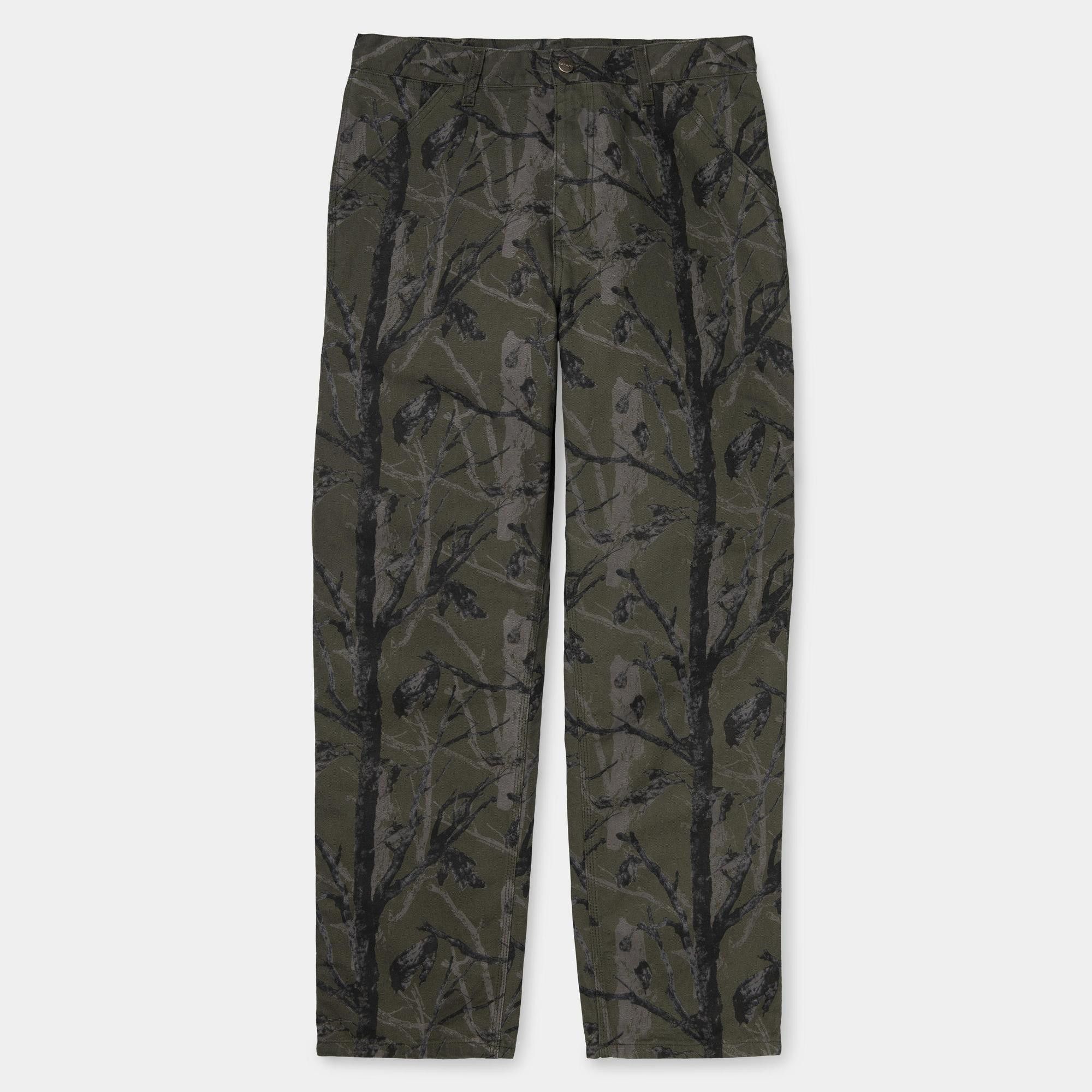 Carhartt Wip Double Knee Pants Green Tree Camo | Grailed
