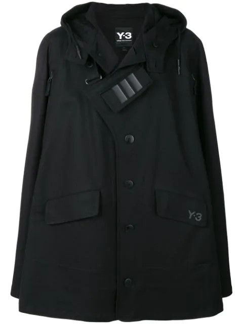 Y-3 Y-3 Yohji Yamamoto Cotton Twill Poncho CF1489 FW17 adidas Size US S / EU 44-46 / 1 - 4 Thumbnail