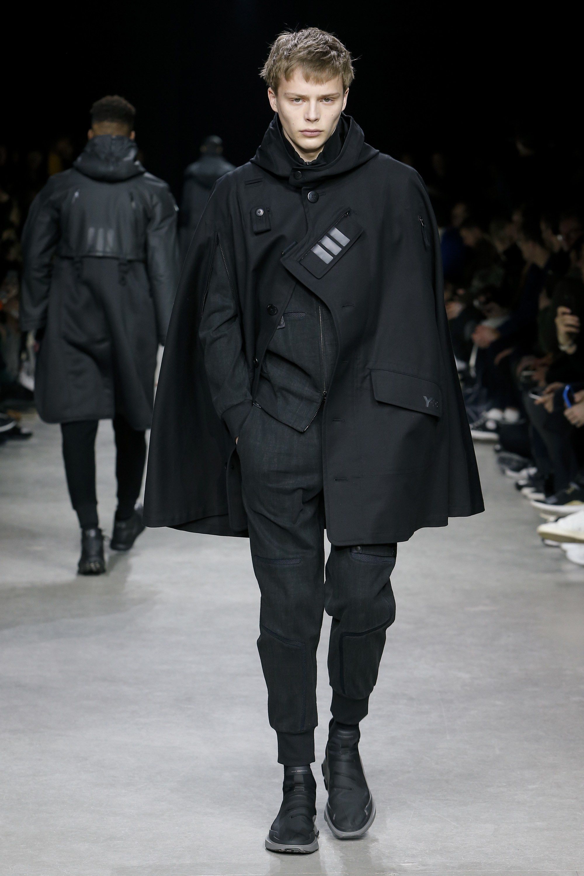 Y-3 Y-3 Yohji Yamamoto Cotton Twill Poncho CF1489 FW17 adidas Size US S / EU 44-46 / 1 - 1 Thumbnail