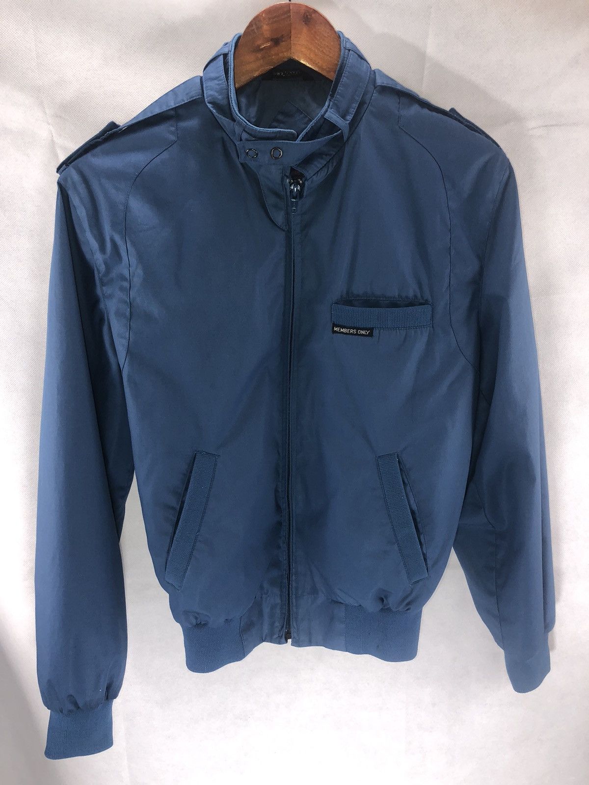 Vintage Vintage 80s 90s Members Only Blue Cafe Racer Jacket | Grailed