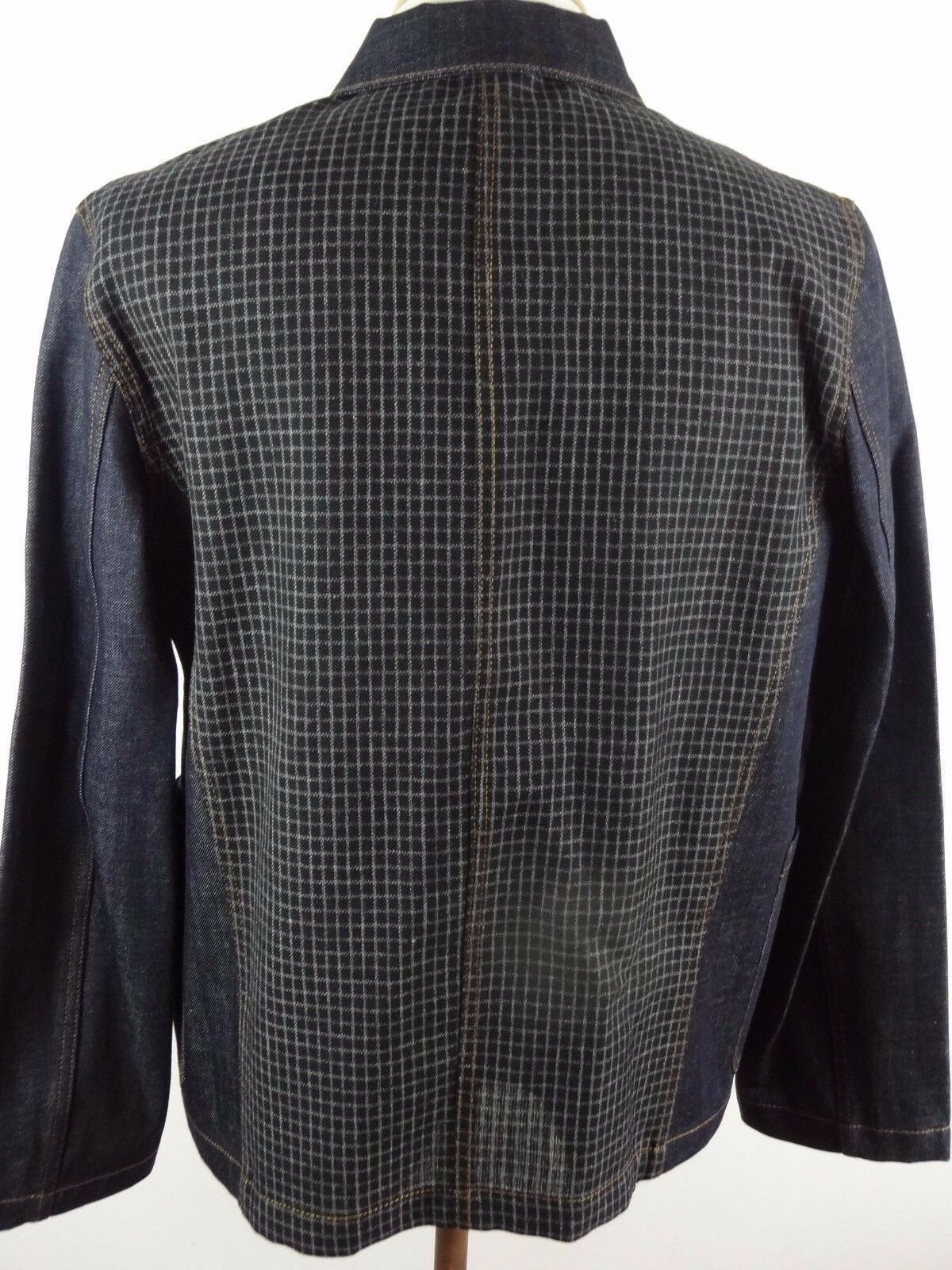 Marni Navy Cotton Wool Denim Yard Coat Jacket IT50 Size US M / EU 48-50 / 2 - 4 Thumbnail