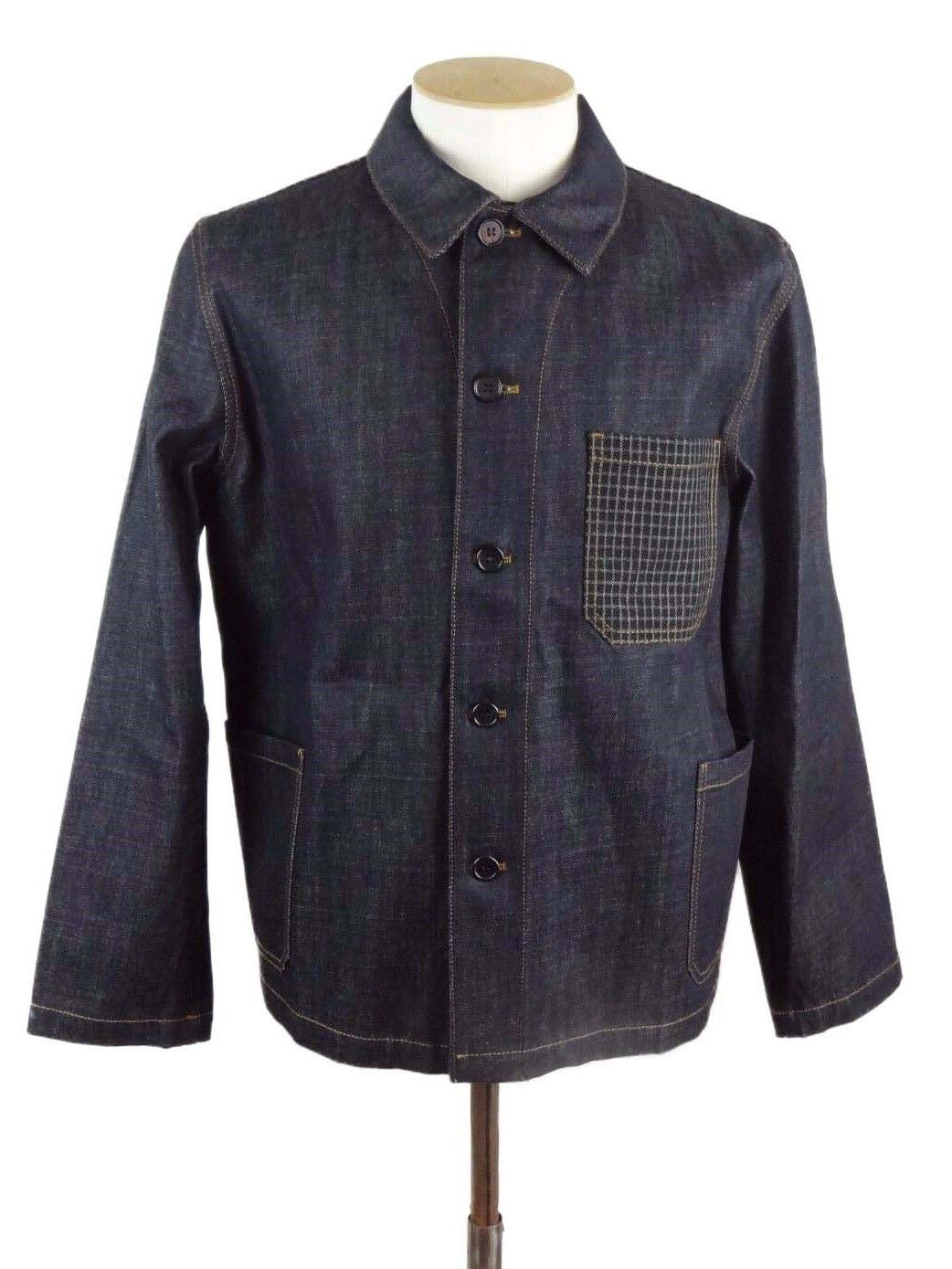 Marni Navy Cotton Wool Denim Yard Coat Jacket IT50 Size US M / EU 48-50 / 2 - 1 Thumbnail