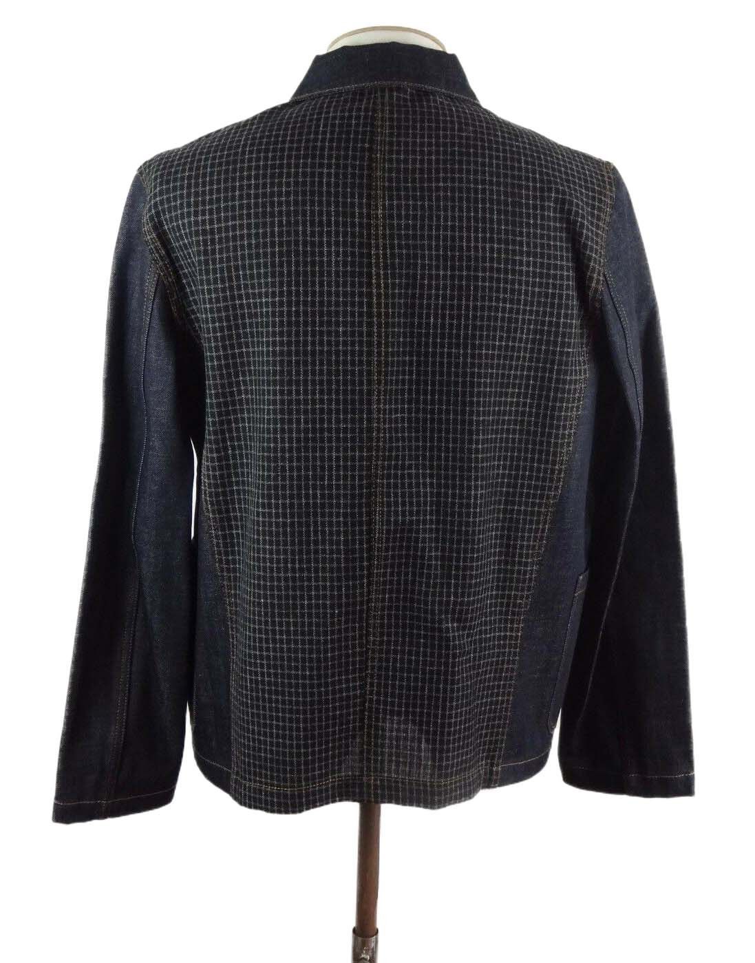 Marni Navy Cotton Wool Denim Yard Coat Jacket IT52 Size US L / EU 52-54 / 3 - 4 Thumbnail