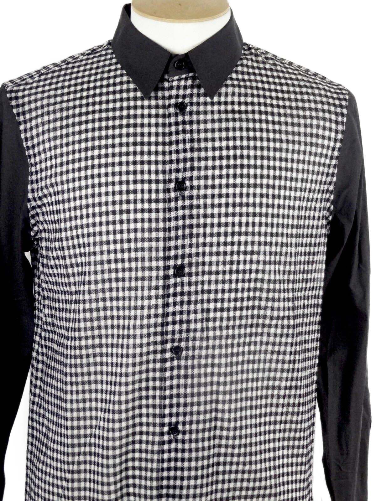 Marni Black Tartan Check Gauze Shirt IT48 Size US M / EU 48-50 / 2 - 2 Thumbnail