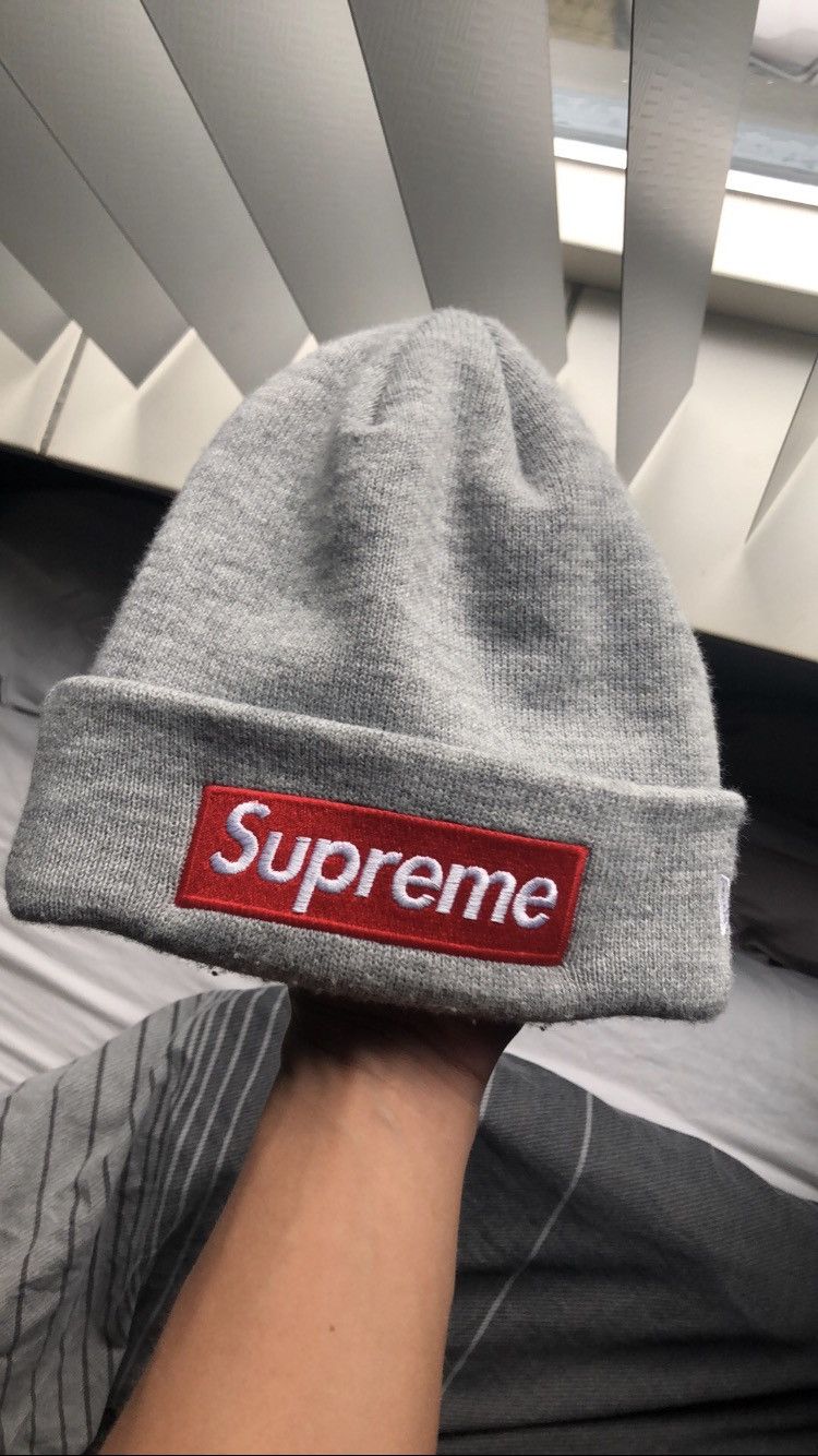 Supreme x New Era Box Logo Beanie