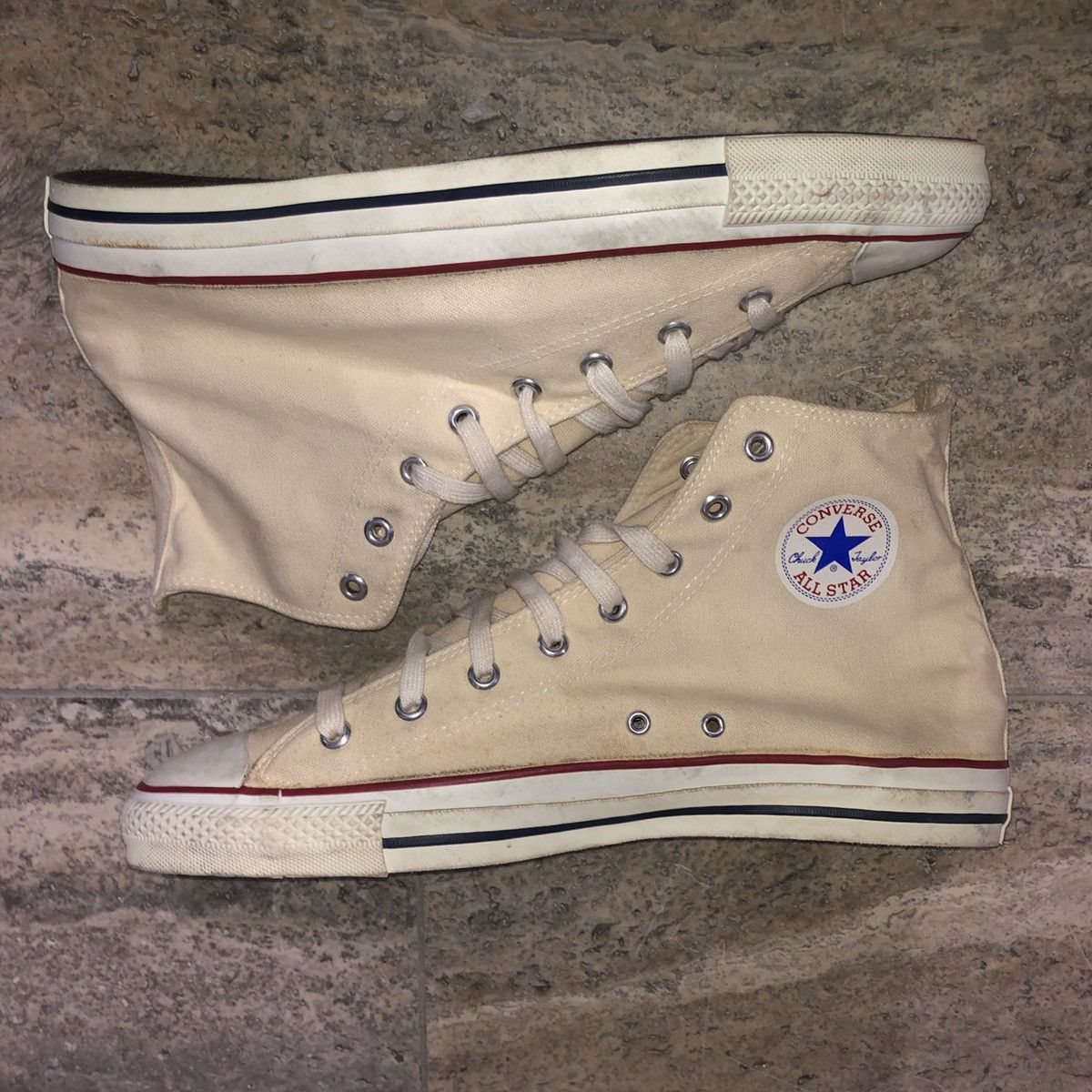 Converse Made In Usa Vintage Vintage 80s Converse Chuck Taylor Hi Top Grailed